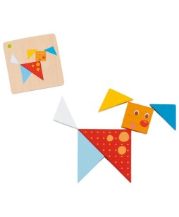 Spalvingas tangramų pasaulis