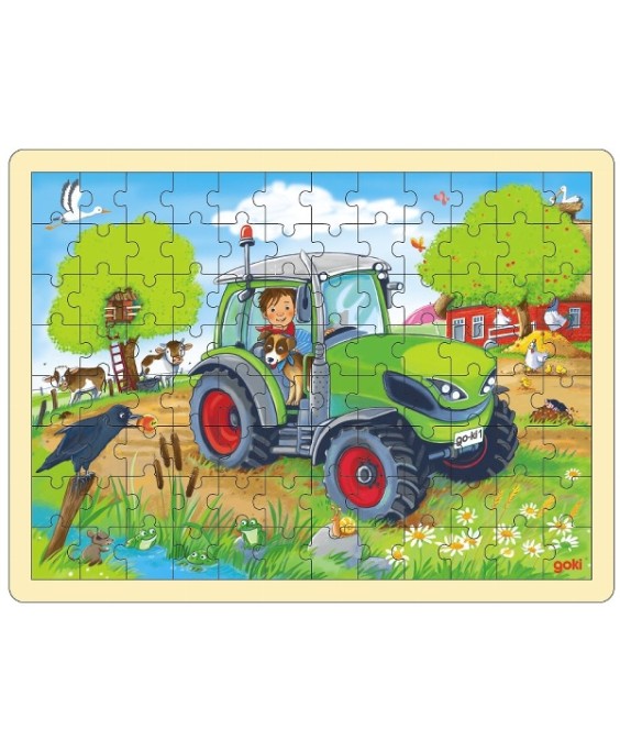 Goki dėlionė - Traktorius 