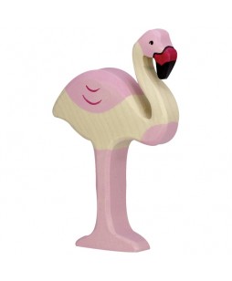 Holztiger medinė figūrėlė Flamingas