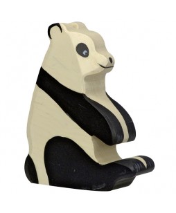 Holztiger medinė figūrėlė Panda, sėdi