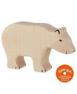 Holztiger medinė figūrėlė - Baltasis lokys