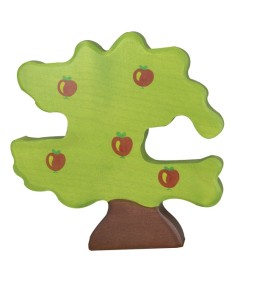 Holztiger medinė figūrėlė - Obelis paukščiams