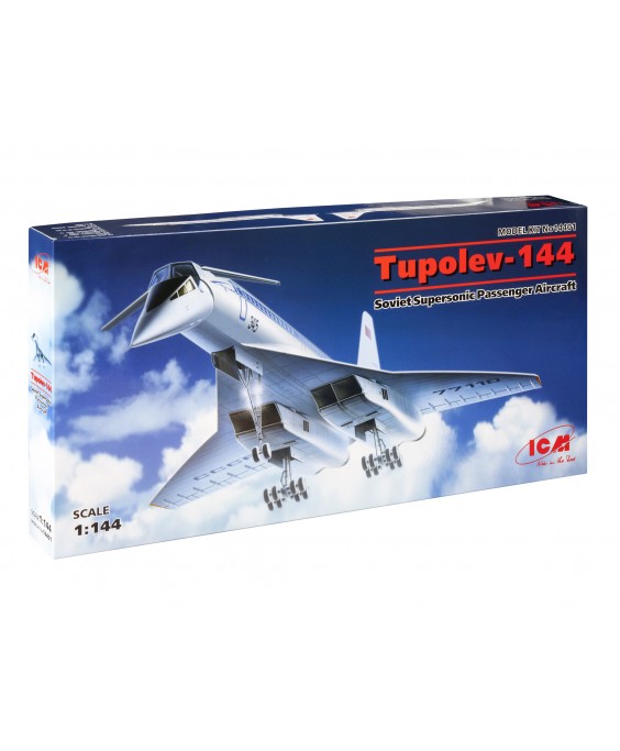 ICM modelis Tupolev-144, Soviet Supersonic Passenger Aircraft 1/144