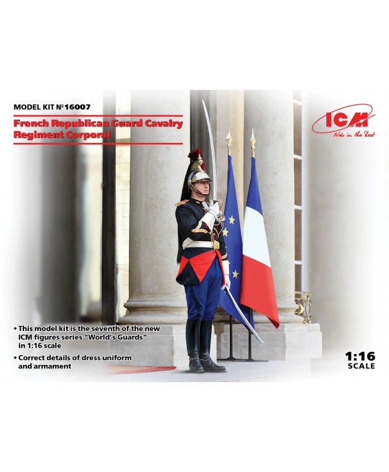 ICM modelis French Republican Guard Cavalry Regiment Corporal 1/16