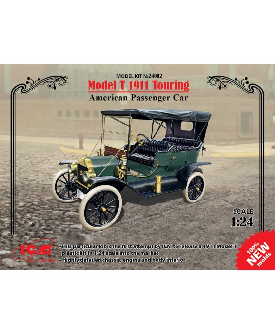ICM modelis T 1911 Touring, American Passenger Car 1/24  