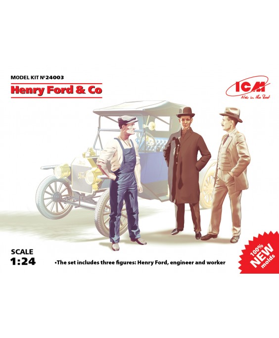 ICM Henry Ford & Co (3 figures) 1/24