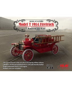 ICM modelis T 1914 Firetruck, American Car 1/24 