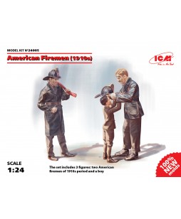 ICM American Firemen (1910s) (3 figures) 1/24