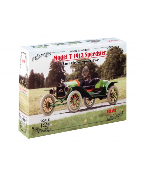 ICM modelis T 1913 Speedster, American Sport Car 1/24 ICM modelis T 1913 Speedster, American Sport Car 1/24