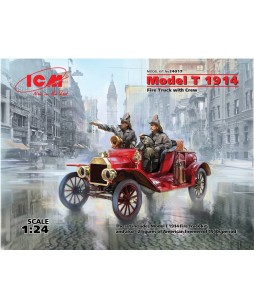 ICM modelis T 1914 Fire Truck with Crew 1/24