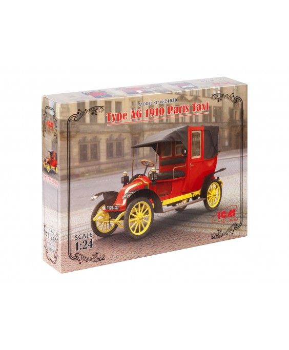 ICM modelis Type AG 1910 Paris Taxi 1/24