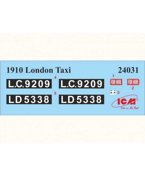 ICM modelis Type AG 1910 London Taxi 1/24