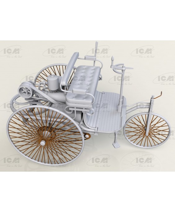 ICM modelis Benz Patent-Motorwagen 1886 1/24