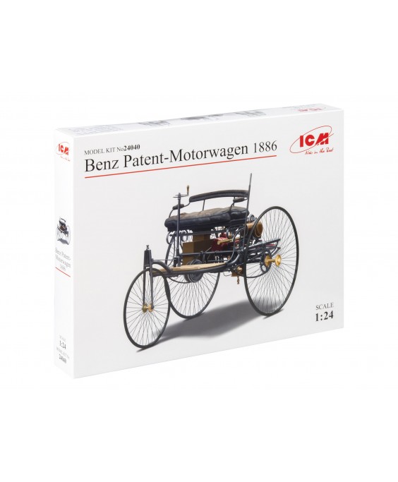 ICM modelis Benz Patent-Motorwagen 1886 1/24