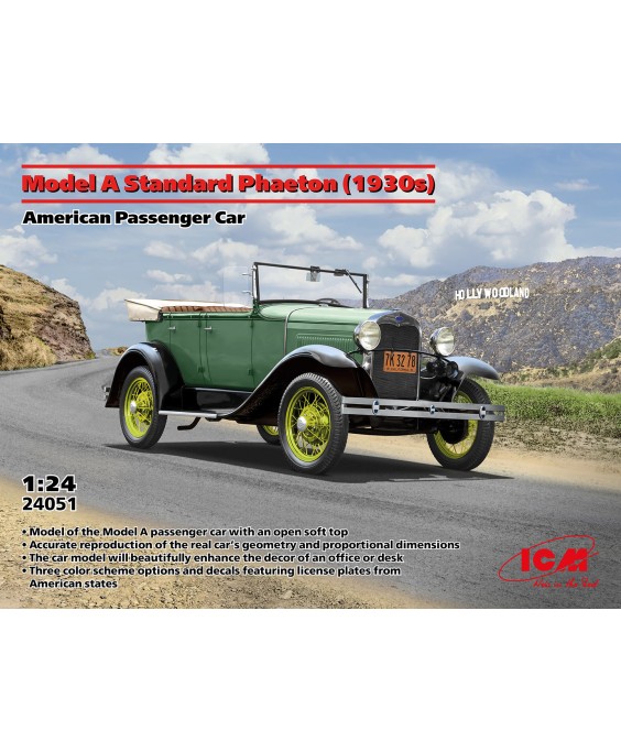 ICM modelis A Standard Phaeton (1930s) 1/24