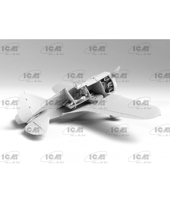 ICM modelis I-16 type 10 with Chinese pilots 1/32