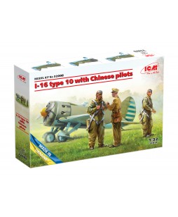 ICM modelis I-16 type 10 with Chinese pilots 1/32