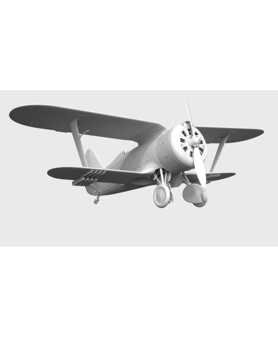 ICM modelis I-153 with Soviet Pilots (1939-1942) 1/32