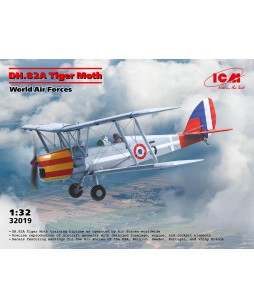 ICM modelis DH.82A Tiger Moth 1/32