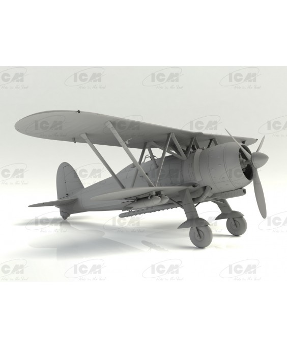 ICM modelis CR. 42 LW , WWII German Luftwaffe Ground Attack Aircraft 1/32