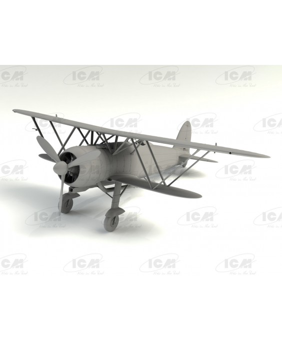 ICM modelis CR. 42 LW with German Pilots 1/32