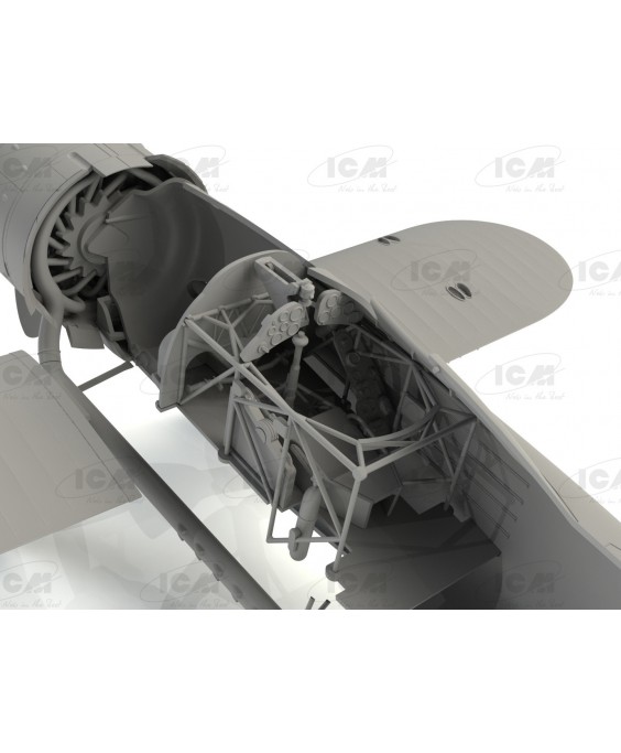 ICM modelis CR. 42 LW with German Pilots 1/32