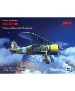 ICM modelis CR. 42CN, WWII Italian Night Fighter 1/32