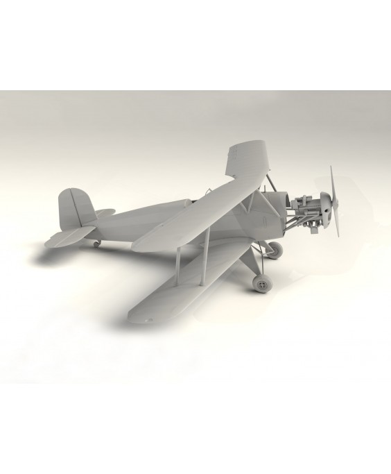 ICM modelis Bücker Bü 131A, German Training Aircraft 1/32 ICM modelis Bücker Bü 131A, German Training Aircraft 1/32