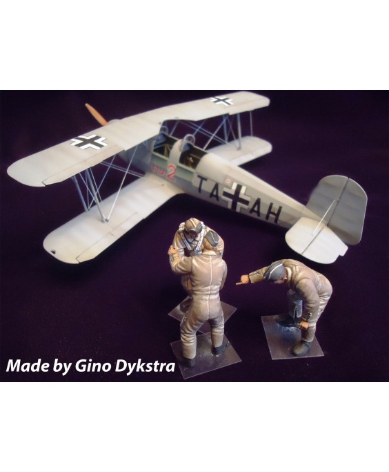ICM modelis Bücker Bü 131D with German Cadets (1939-1945) 1/32