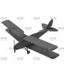 ICM modelis DH. 82A Tiger Moth with bombs,WWII British training aircraft 1/32
