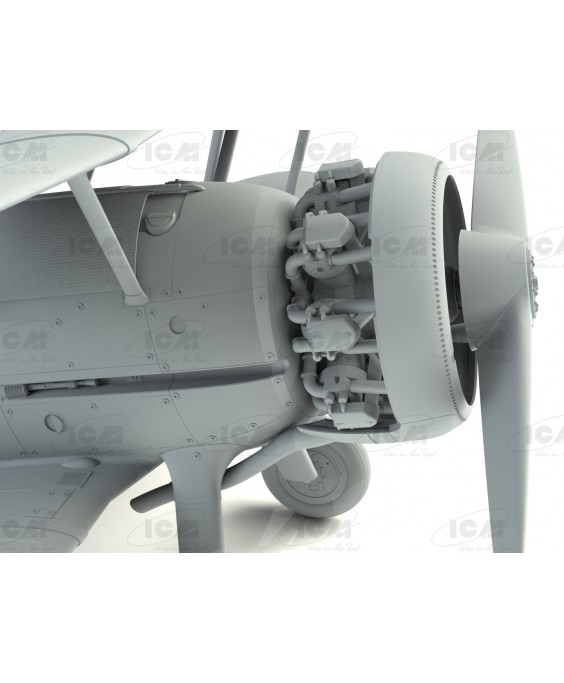 ICM modelis Gloster Gladiator Mk.I, WWII British Fighter 1/32
