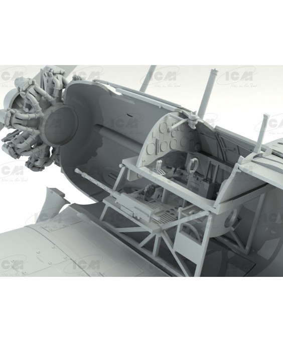 ICM modelis Gloster Gladiator Mk.I, WWII British Fighter 1/32