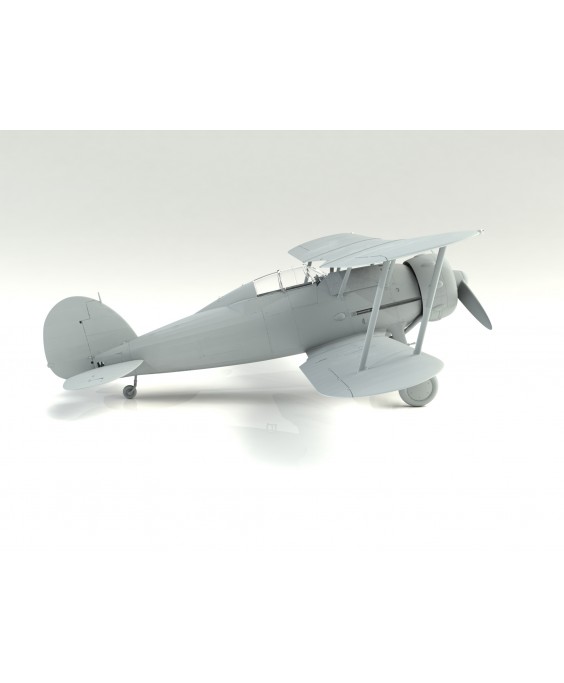 ICM modelis Gloster Gladiator Mk.I with British Pilots in Tropical Uniform 1/32