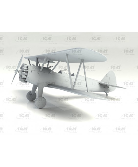 ICM modelis Stearman PT-17 with American Cadets 1/32