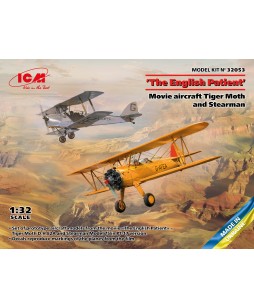 ICM modelis The English Patient Movie aircraft Tiger Moth and Stearman 1/32