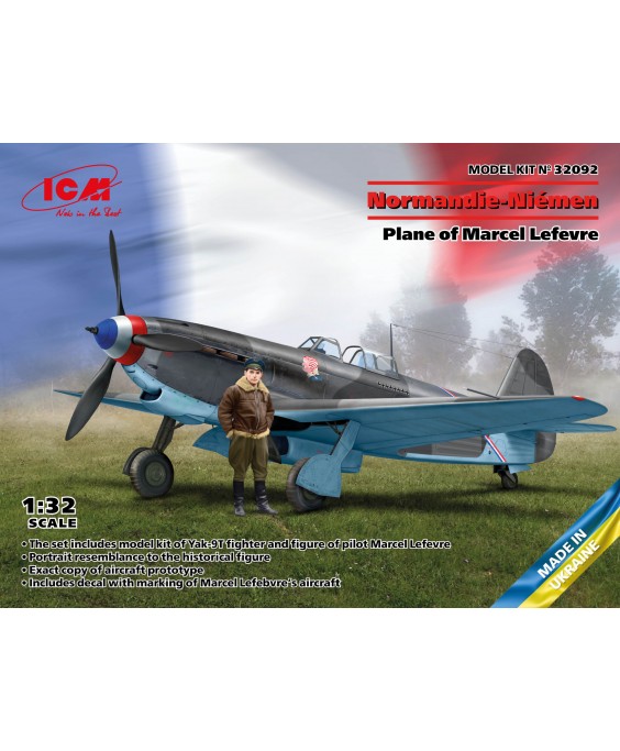 ICM modelis Normandie-Niémen. Plane of Marcel Lefevre 1/32