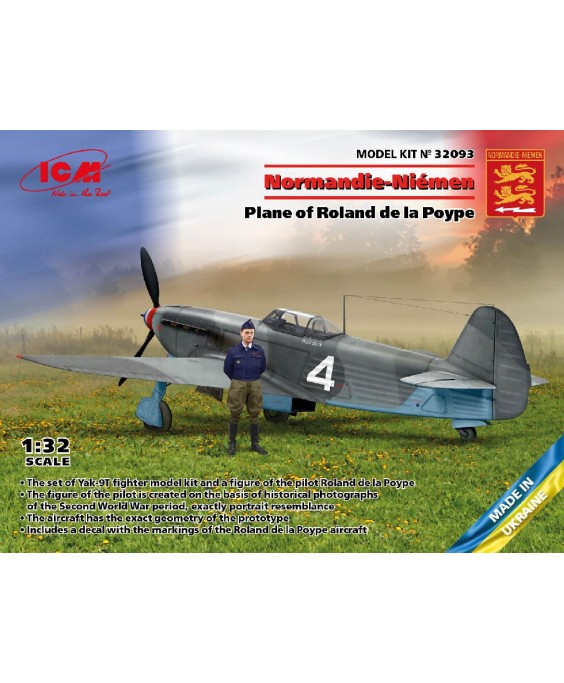 ICM modelis Normandie-Niémen. Plane of Roland de la Poype 1/32