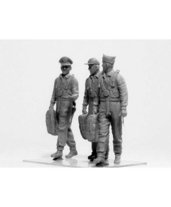 ICM USAAF Pilots (1941-1945) (3 figures) 1/32