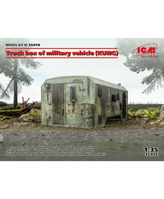 ICM Truck box of military vehicle (KUNG) 1/35