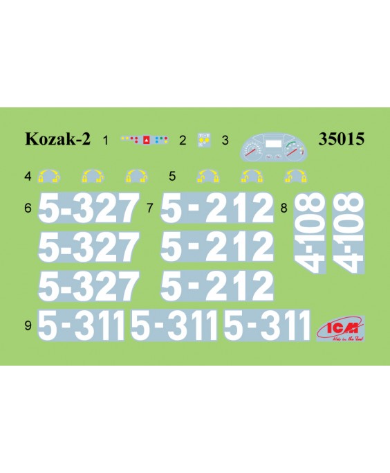 ICM modelis ‘Kozak-001' 1/35