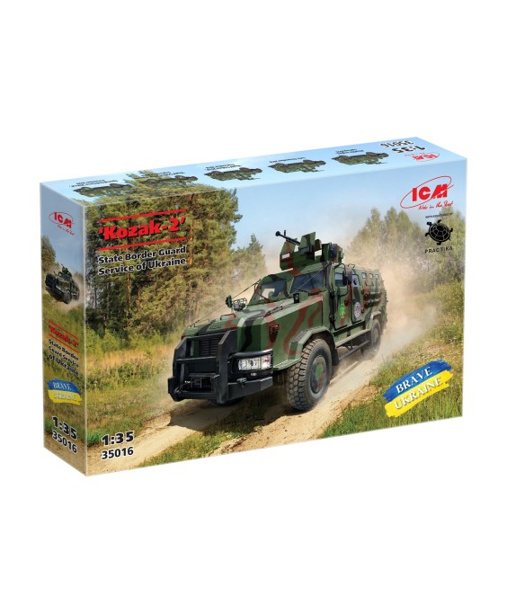 ICM modelis ‘Kozak-2’ State Border Guard Service of Ukraine 1/35