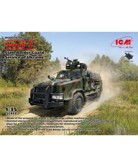 ICM modelis ‘Kozak-2’ State Border Guard Service of Ukraine 1/35