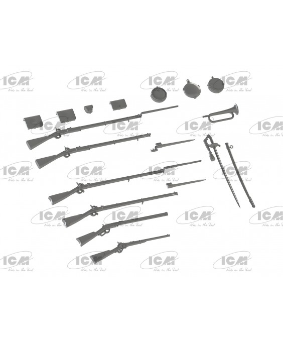 ICM modelis US Civil War Weapons & Equipment 1/35