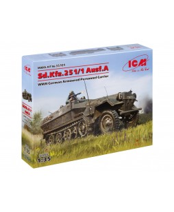 ICM modelis Sd.Kfz.251/1 Ausf.A WWII German Armoured Personnel Carrier 1/35