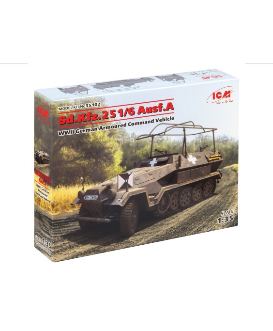 ICM modelis Sd.Kfz.251/6 Ausf.A 1/35