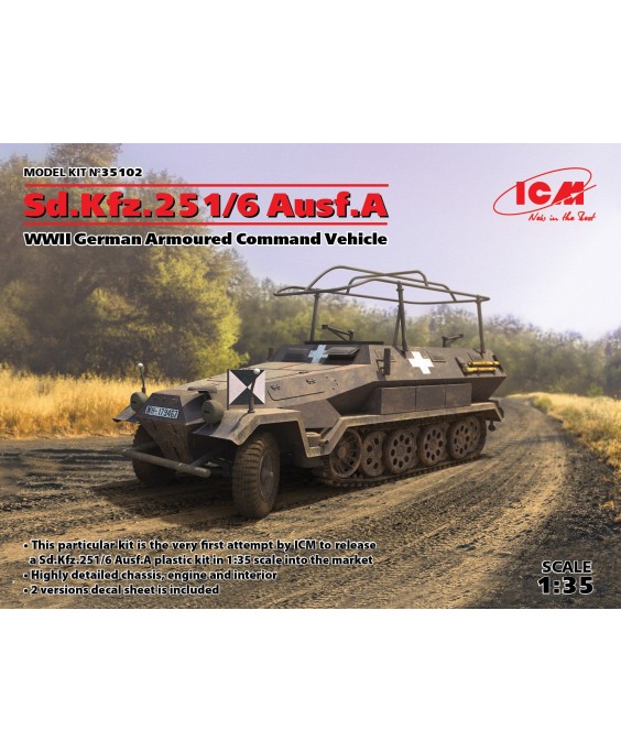 ICM modelis Sd.Kfz.251/6 Ausf.A 1/35