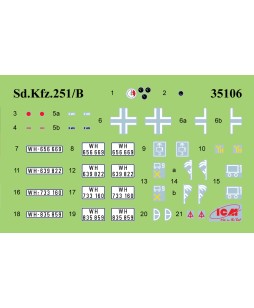 ICM modelis Sd.Kfz.251/1 Ausf.B 1/35
