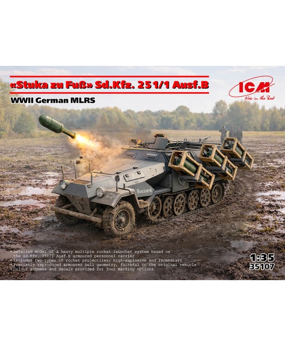 ICM “Stuka zu Fuß” Sd.Kfz. 251/1 Ausf.B 1/35
