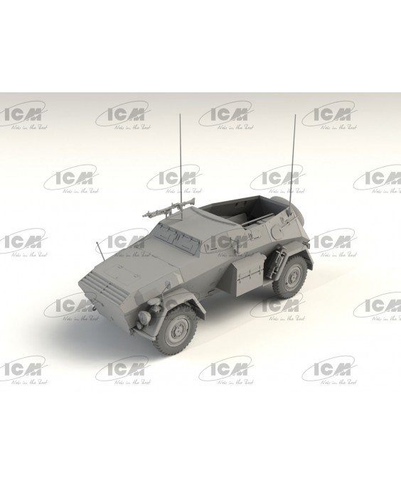 ICM modelis Sd.Kfz. 247 Ausf.B with MG 34 machine gun 1/35