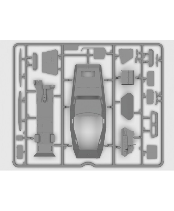 ICM modelis Sd.Kfz. 247 Ausf.B with MG 34 machine gun 1/35
